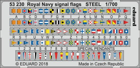 Eduard ED53230 1:700 Royal Navy signal flags STEEL