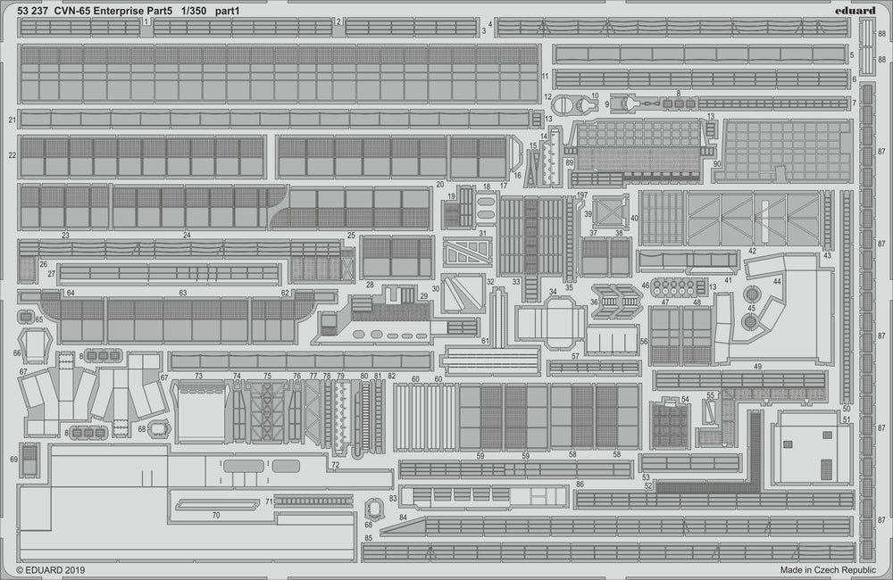 Eduard ED53237 1:350 CVN-65 Enterprise pt.5
