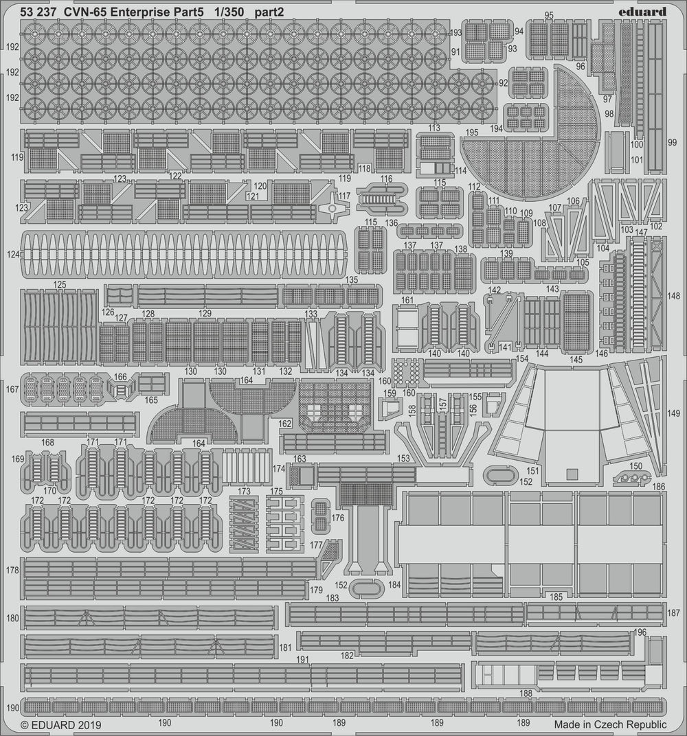 Eduard ED53237 1:350 CVN-65 Enterprise pt.5