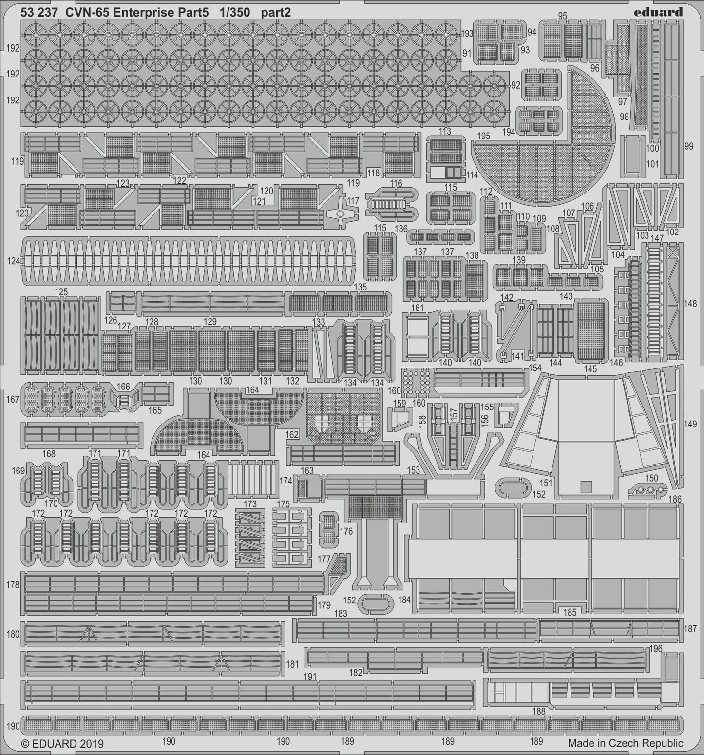 Eduard ED53237 1:350 CVN-65 Enterprise pt.5