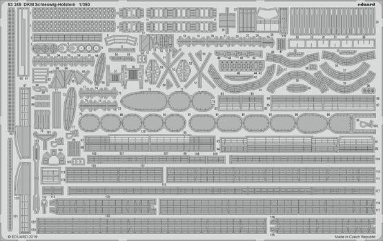 Eduard ED53245 1:350 DKM Schleswig-Holstein Battleship 1935