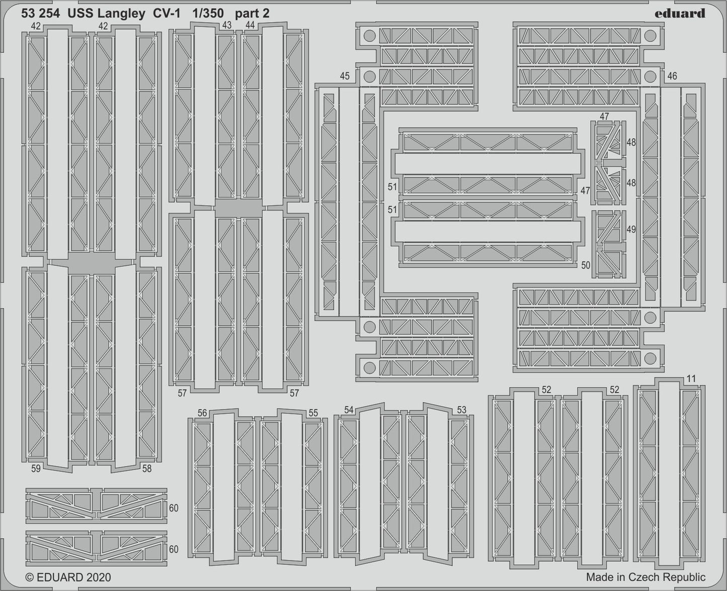 Eduard ED53254 1:350 USS Langley CV-1