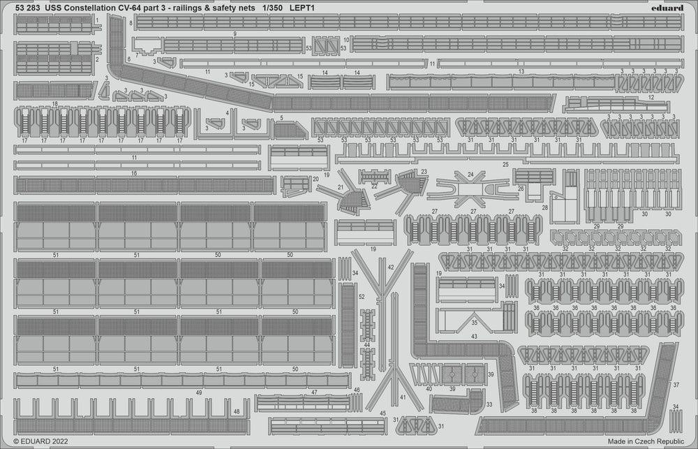 Eduard ED53283 1:350 USS Constellation CV-64 part 3