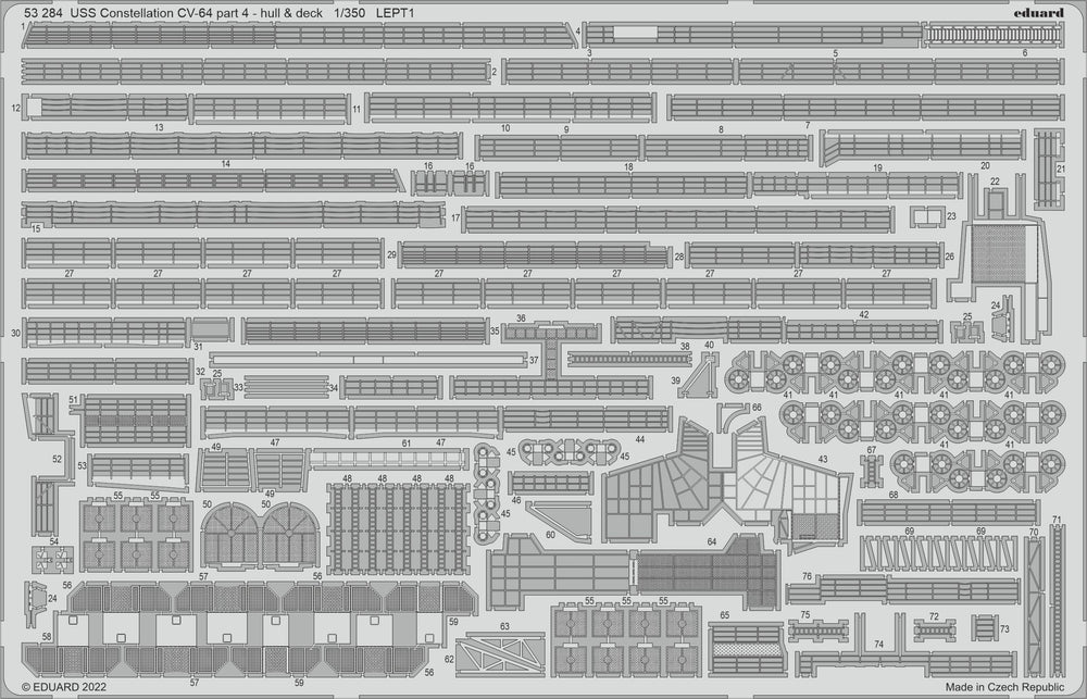 Eduard ED53284 1:350 USS Constellation CV-64 part 4