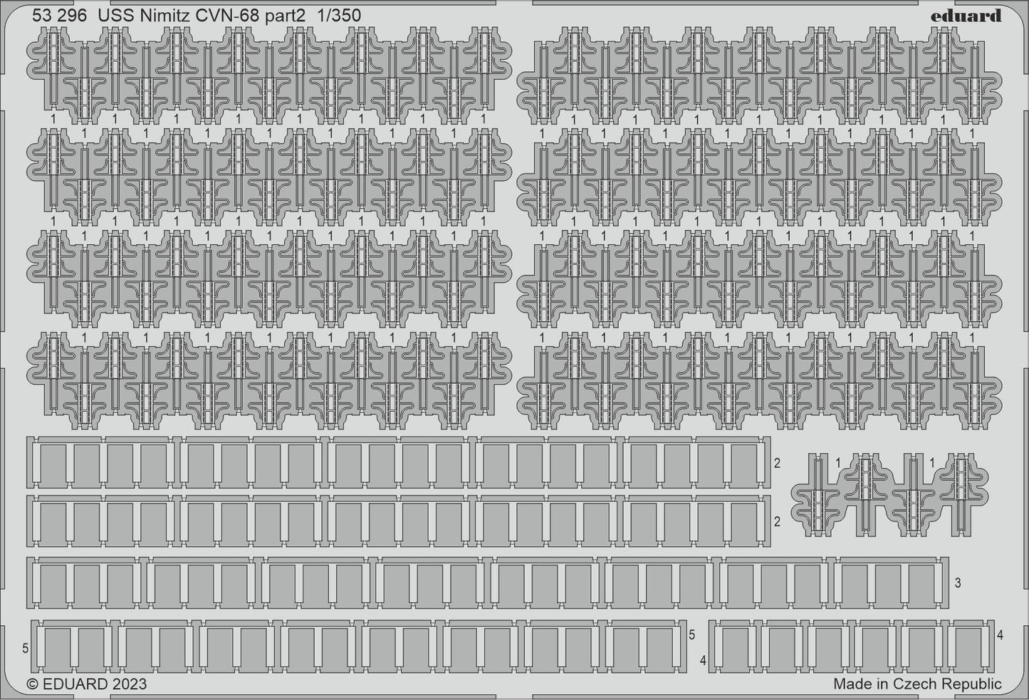 Eduard ED53296 1:350 USS Nimitz CVN-68 part 2