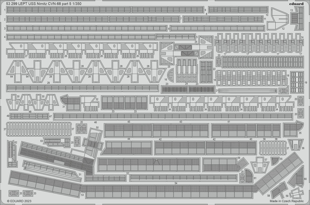 Eduard ED53299 1:350 USS Nimitz CVN-68 part 5