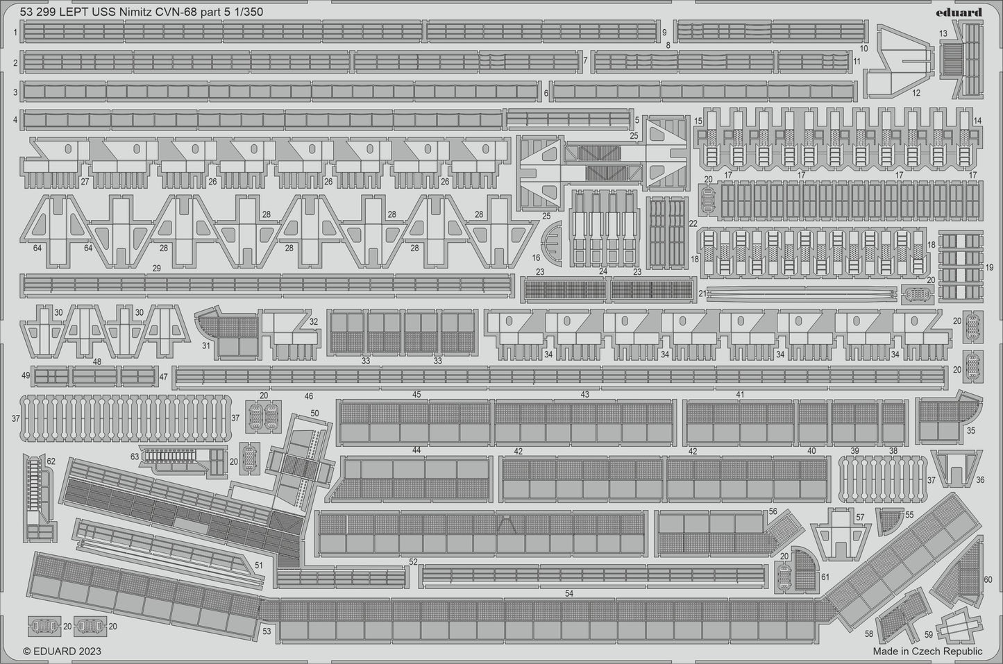 Eduard ED53299 1:350 USS Nimitz CVN-68 part 5