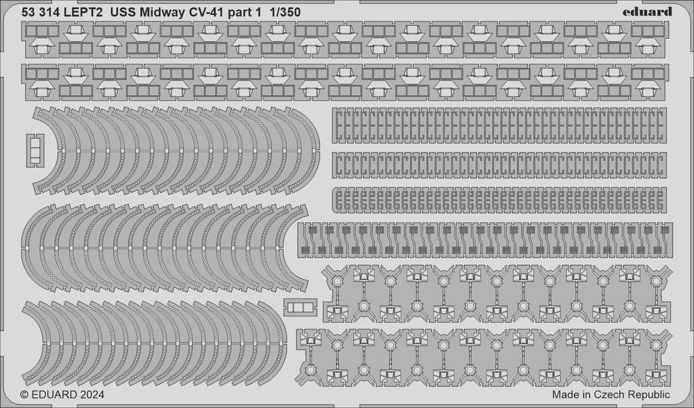 Eduard ED53314 USS Midway CV-41 part 1 1:350