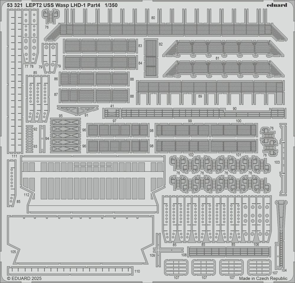 Eduard ED53321 USS Wasp LHD-1 part 4 1:350