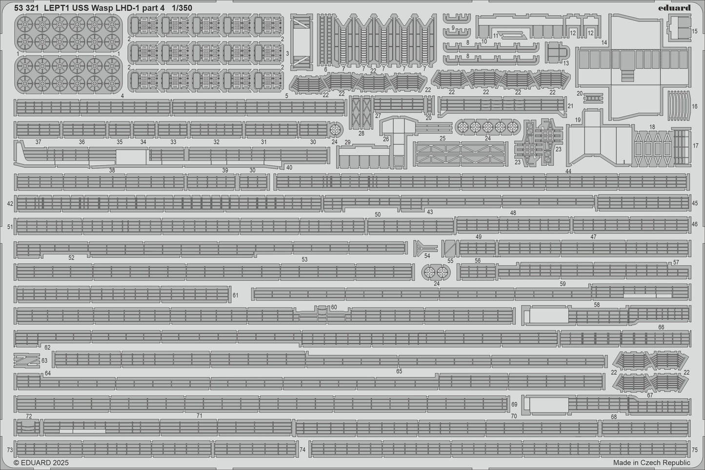 Eduard ED53321 USS Wasp LHD-1 part 4 1:350