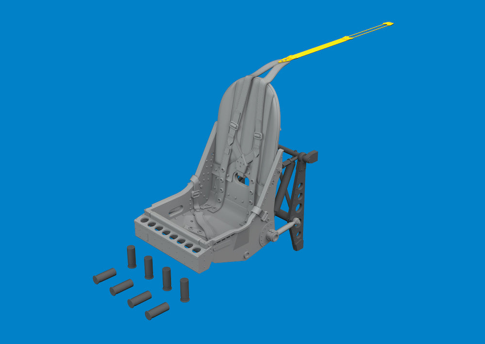 Eduard Brassin ED624007 Supermarine Spitfire Mk.VIII/Mk.IX seat 3D-Printed 1:24