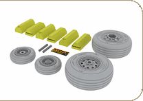 Eduard Brassin ED632006 F-4J/F-4S Phantom Weighted Wheels 1:32