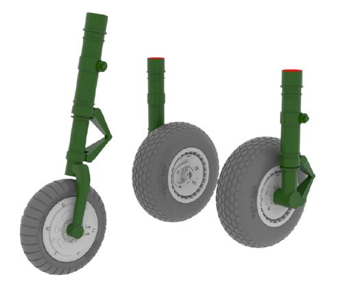 Eduard Brassin ED632031 1:32 Messerschmitt Me-262 wheels with Wtd tyre effect