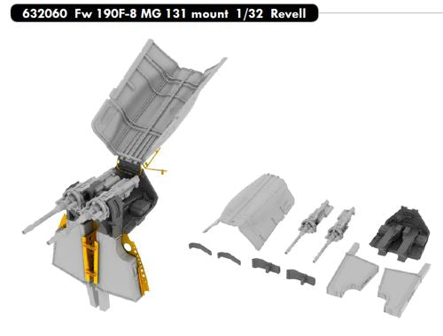 Eduard Brassin ED632060 1:32 Focke-Wulf Fw-190F-8 MG 131 mount