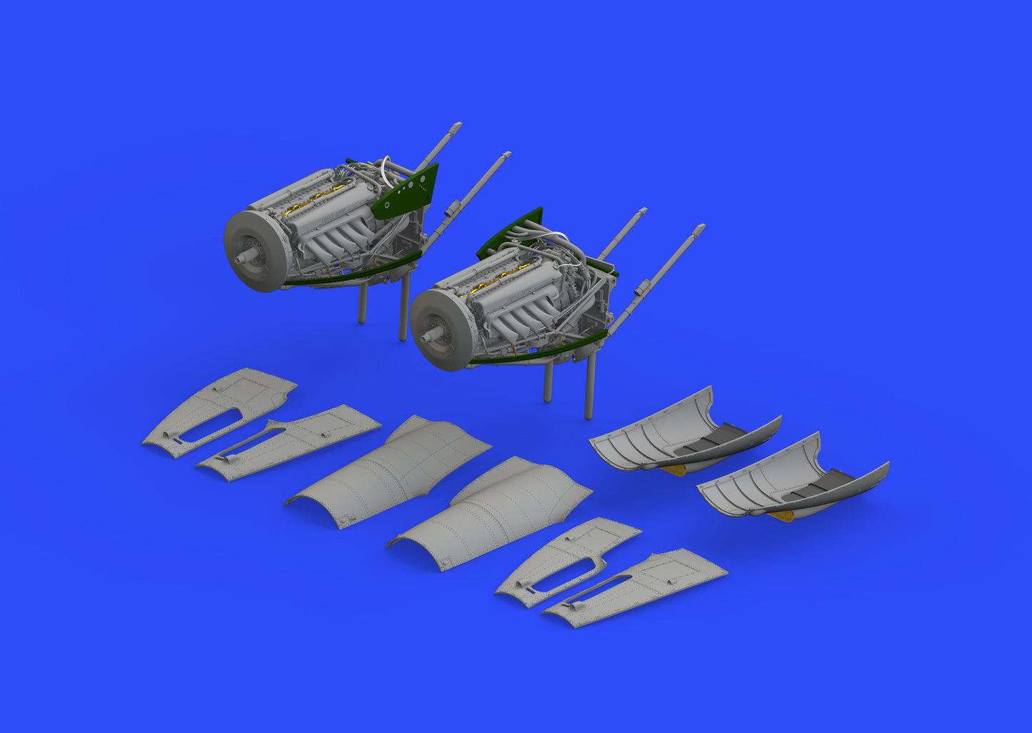 Eduard Brassin ED632090 1:32 de Havilland Mosquito FB Mk.VI engines