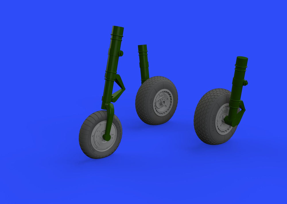 Eduard Brassin ED632100 1:32 Messerschmitt Me-262 wheels with Wtd tyre effect
