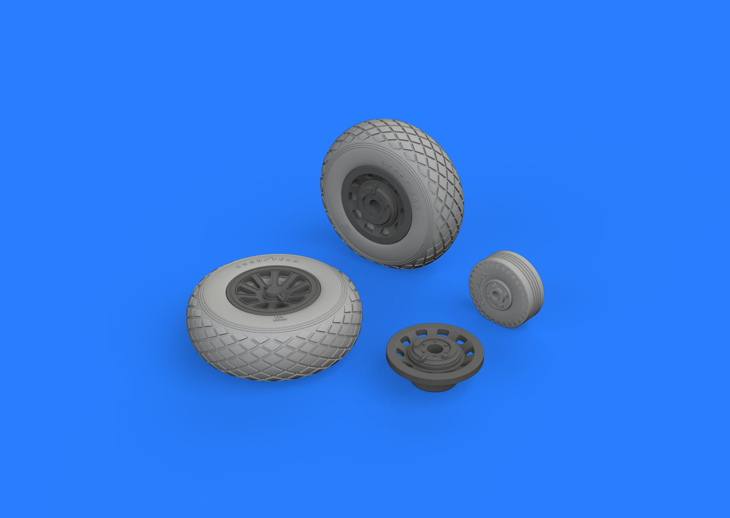 Eduard Brassin ED632116 1:32 P-51D Mustang Weighted Wheels