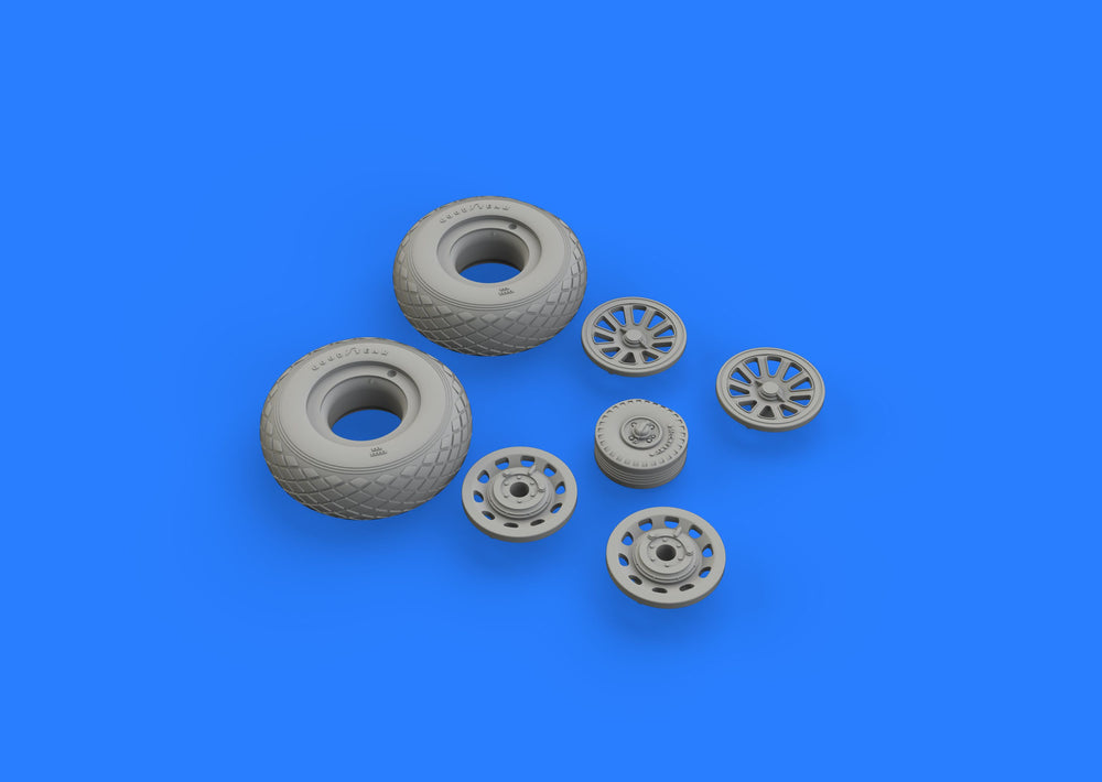 Eduard Brassin ED632116 1:32 P-51D Mustang Weighted Wheels