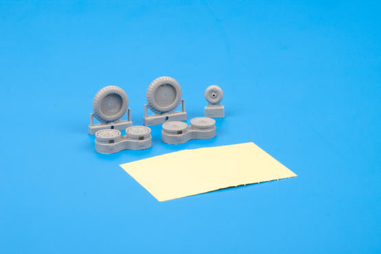 Eduard Brassin ED632125 1:32 Focke-Wulf Fw-190A-8 wheels with Wtd tyre effect