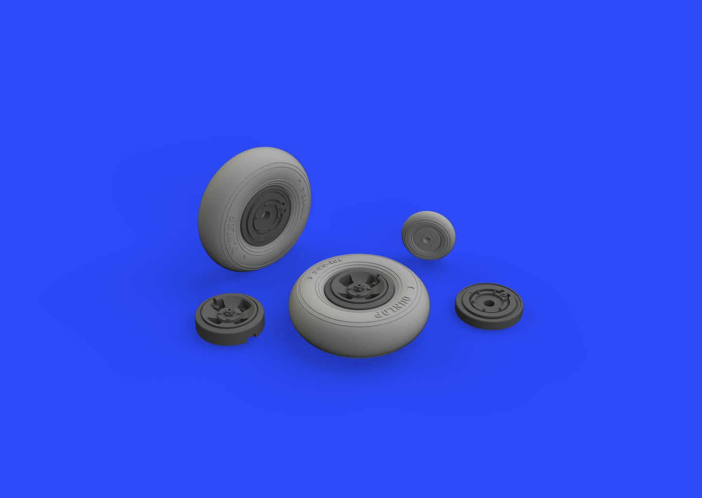 Eduard Brassin ED632129 1:32 Spitfire Mk.IXc Smooth Weighted Wheels