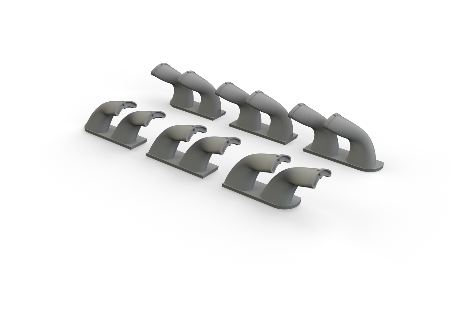 Eduard Brassin ED632139 1:32 Curtiss P-40E Warhawk exhaust stacks fishtail