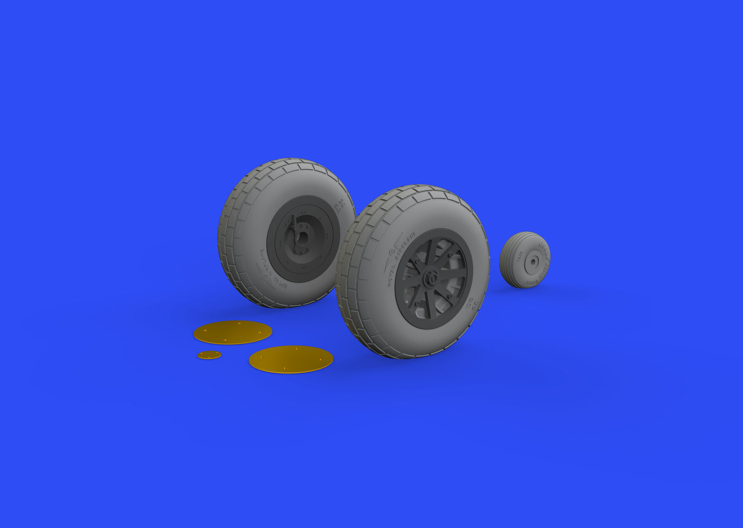 Eduard Brassin ED632143 1:32 Curtiss P-40N Warhawk wheels with Wtd tyre effect