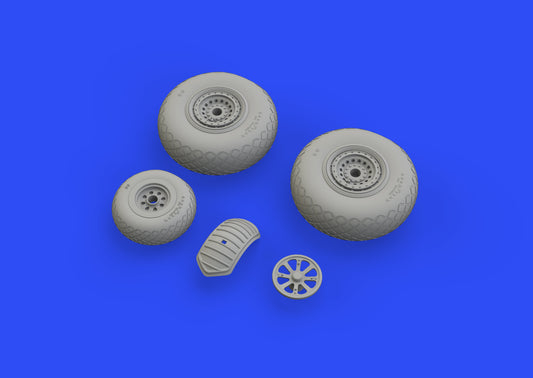 Eduard Brassin ED632145 B-24D/J Liberator Weighted Wheels 1:32