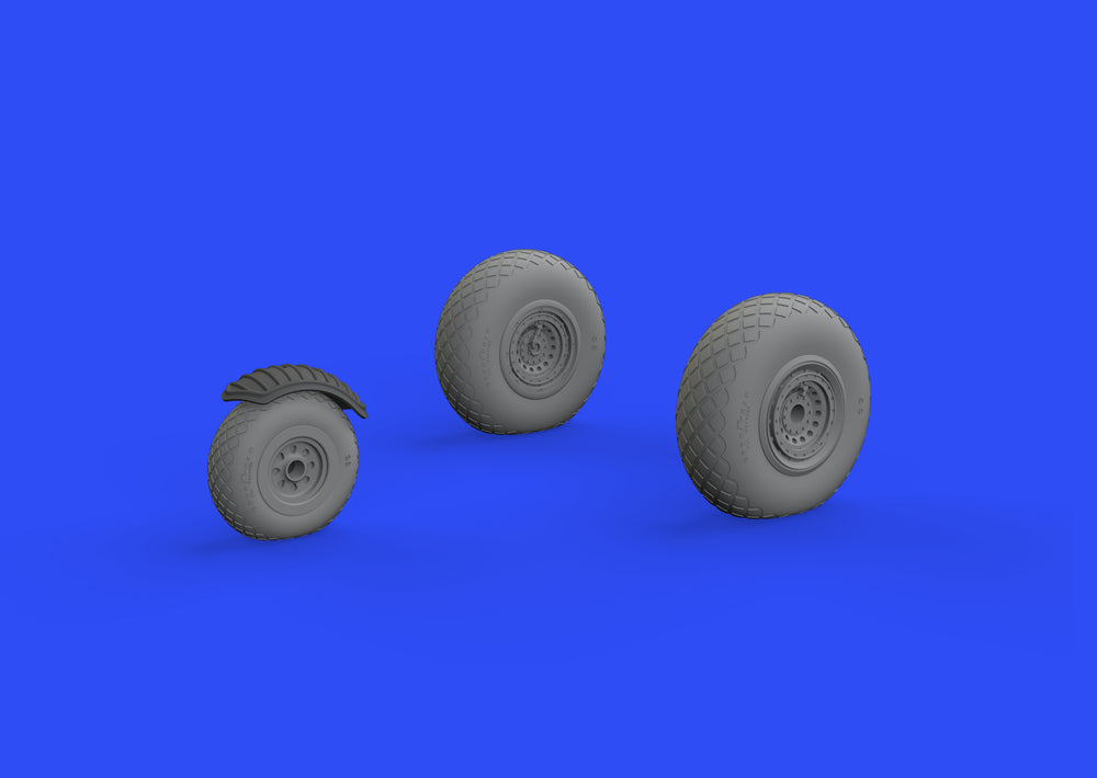 Eduard Brassin ED632145 B-24D/J Liberator Weighted Wheels 1:32