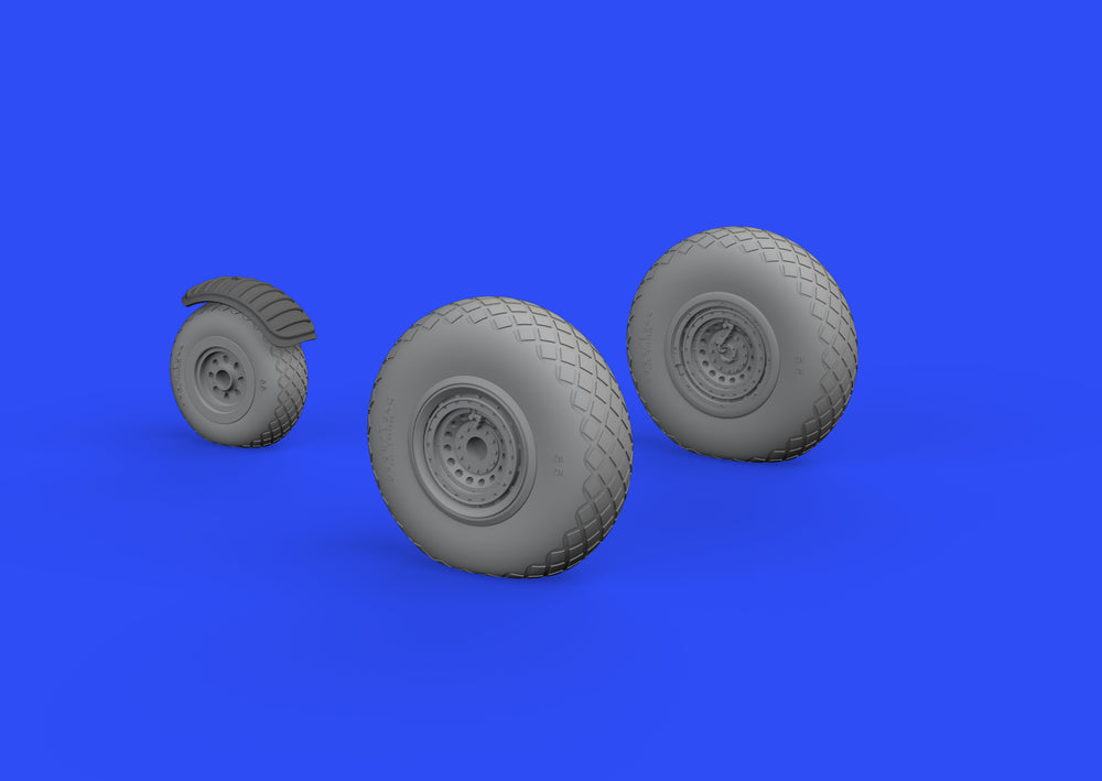 Eduard Brassin ED632145 B-24D/J Liberator Weighted Wheels 1:32