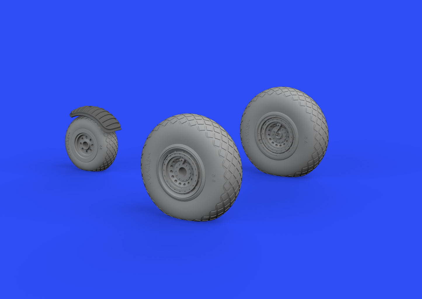 Eduard Brassin ED632145 B-24D/J Liberator Weighted Wheels 1:32