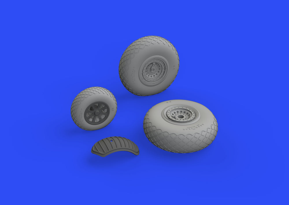 Eduard Brassin ED632145 B-24D/J Liberator Weighted Wheels 1:32