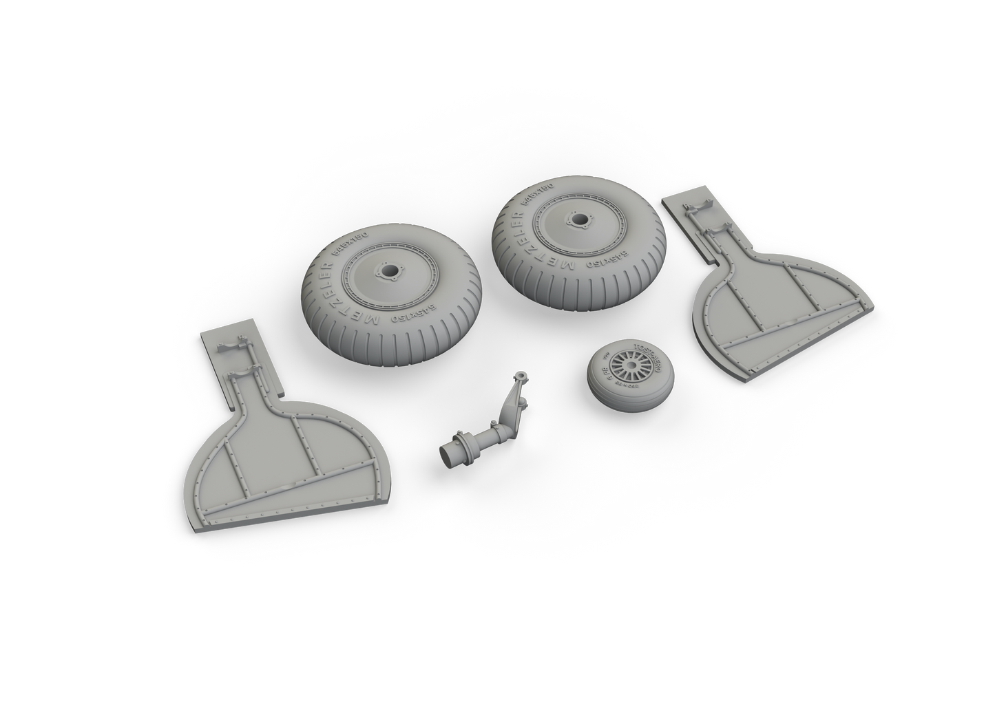 Eduard Brassin ED632150 Bf-108 Taifun Weighted Wheels 1:32