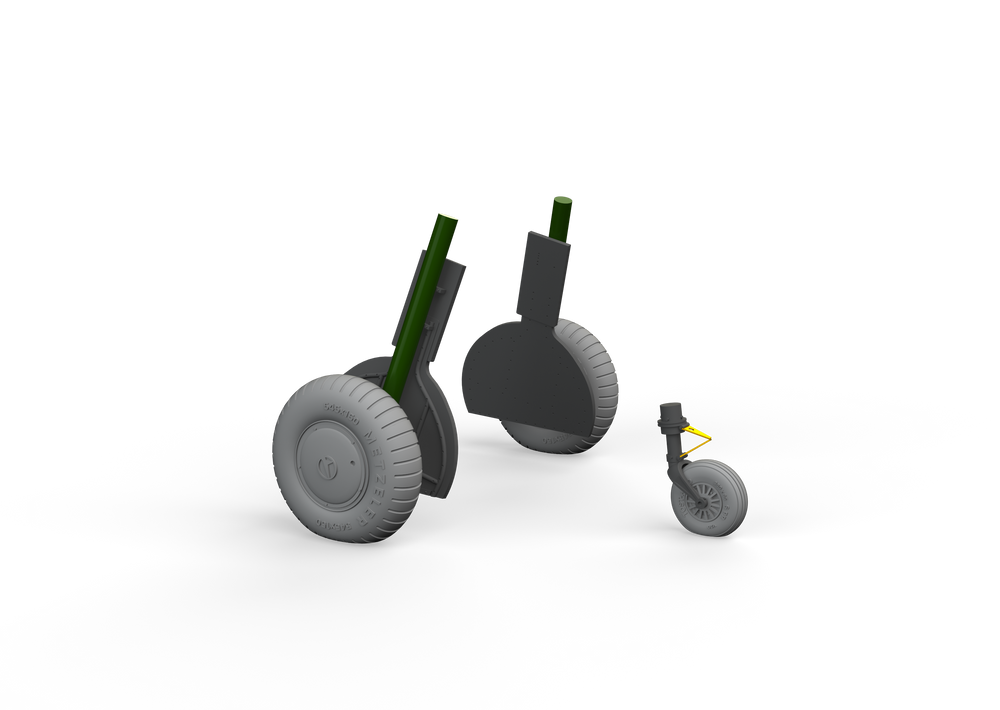 Eduard Brassin ED632150 Bf-108 Taifun Weighted Wheels 1:32