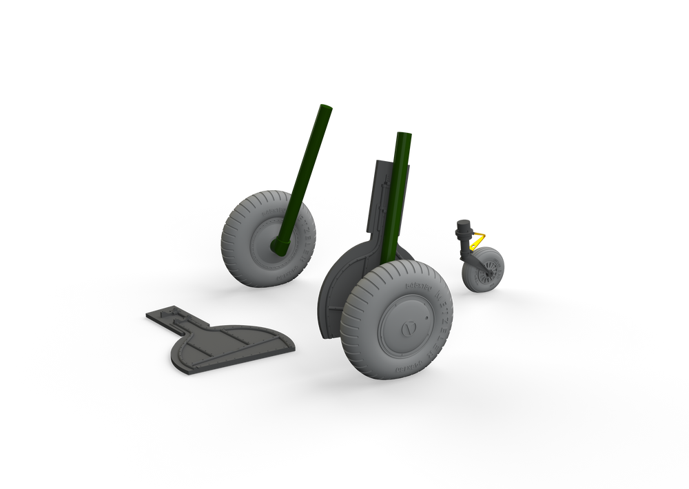 Eduard Brassin ED632150 Bf-108 Taifun Weighted Wheels 1:32