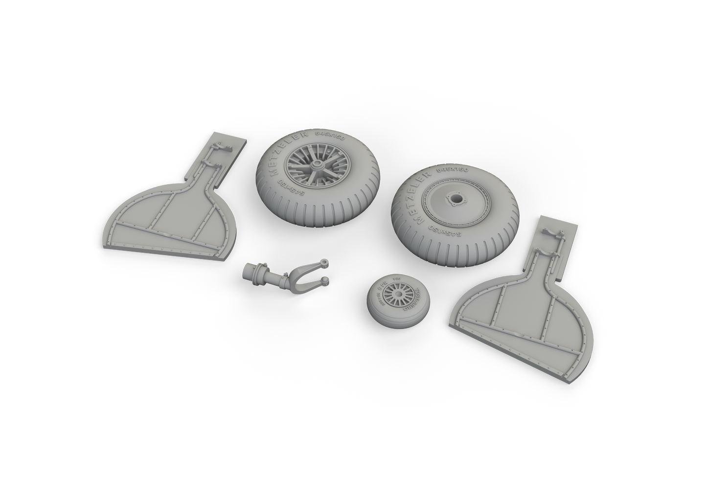 Eduard Brassin ED632155 1:32 Messerschmitt Bf-108 Taifun wheels spoked