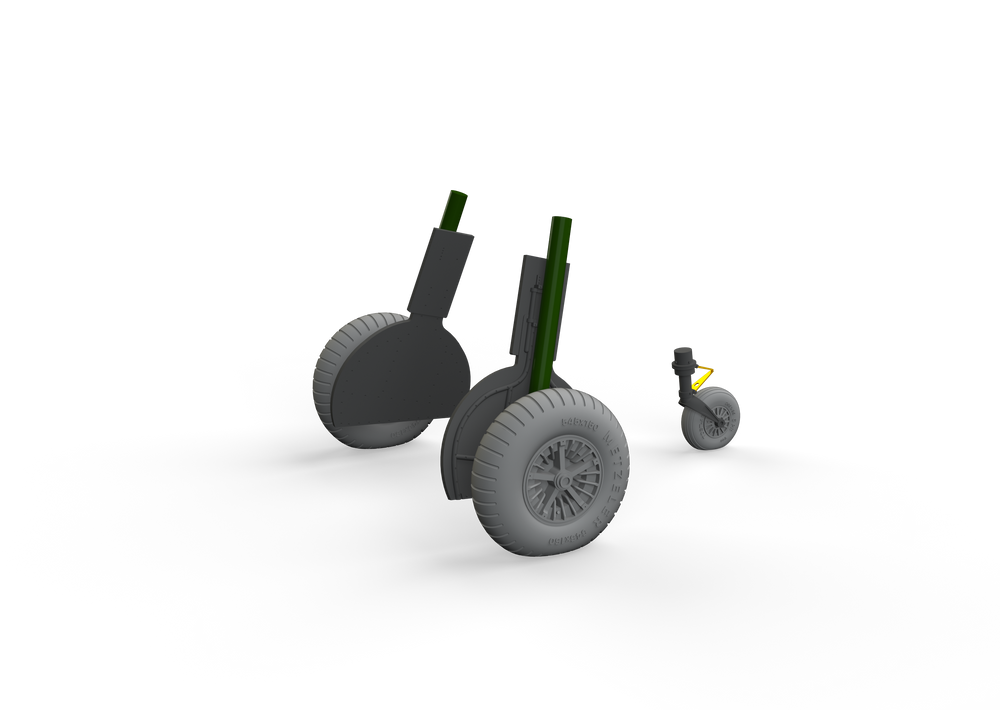 Eduard Brassin ED632155 1:32 Messerschmitt Bf-108 Taifun wheels spoked
