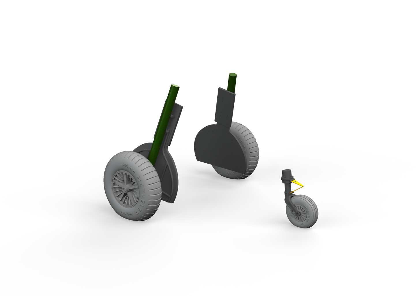 Eduard Brassin ED632155 1:32 Messerschmitt Bf-108 Taifun wheels spoked