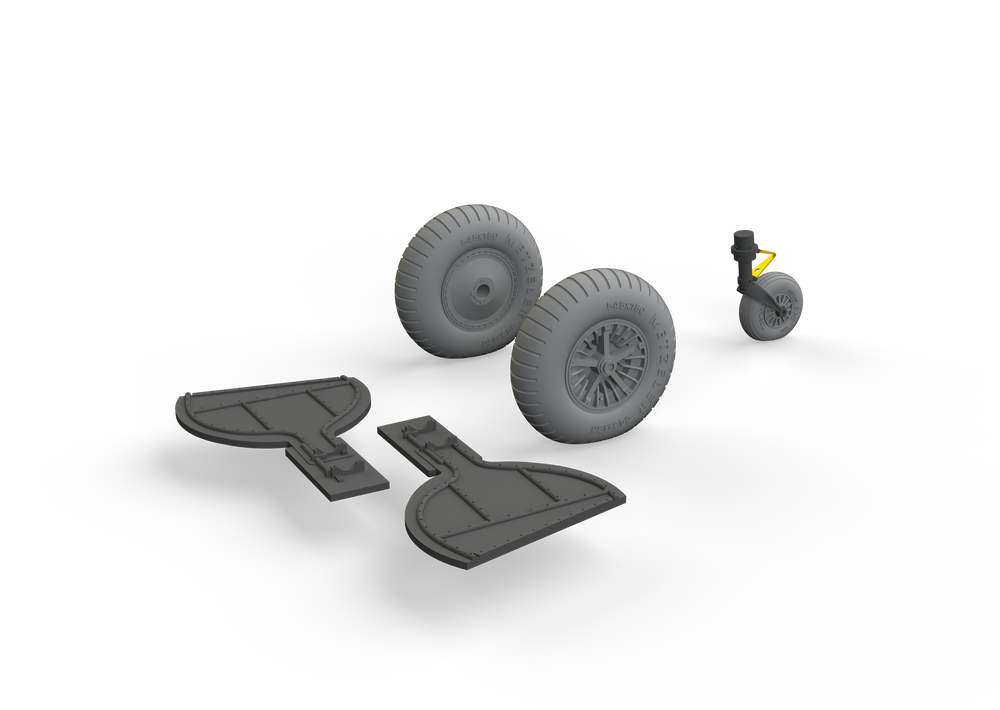 Eduard Brassin ED632155 1:32 Messerschmitt Bf-108 Taifun wheels spoked
