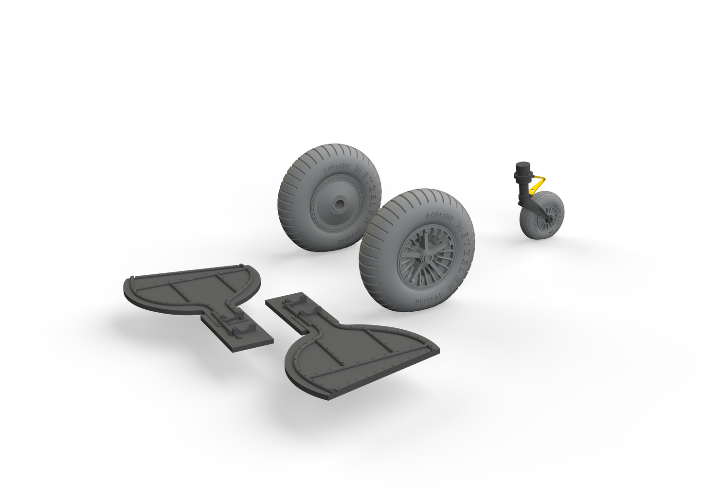 Eduard Brassin ED632155 1:32 Messerschmitt Bf-108 Taifun wheels spoked