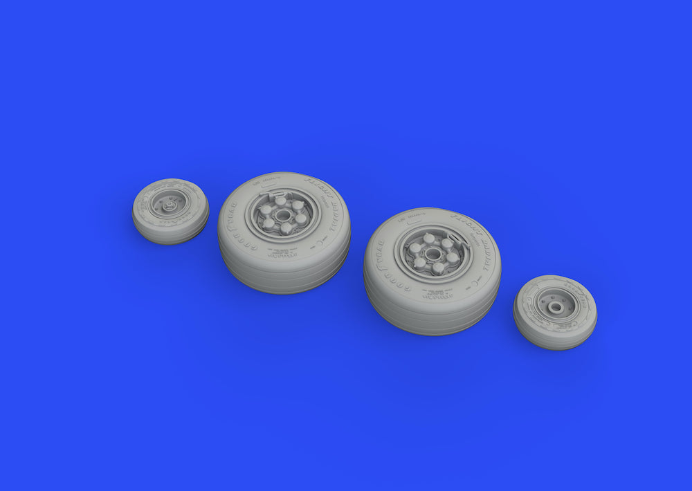 Eduard Brassin ED632171 1:32 Panavia Tornado GR.4 wheels with Wtd tyre effect