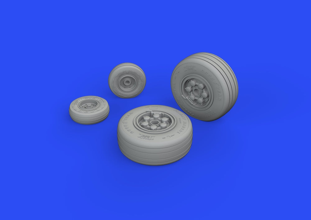 Eduard Brassin ED632171 1:32 Panavia Tornado GR.4 wheels with Wtd tyre effect