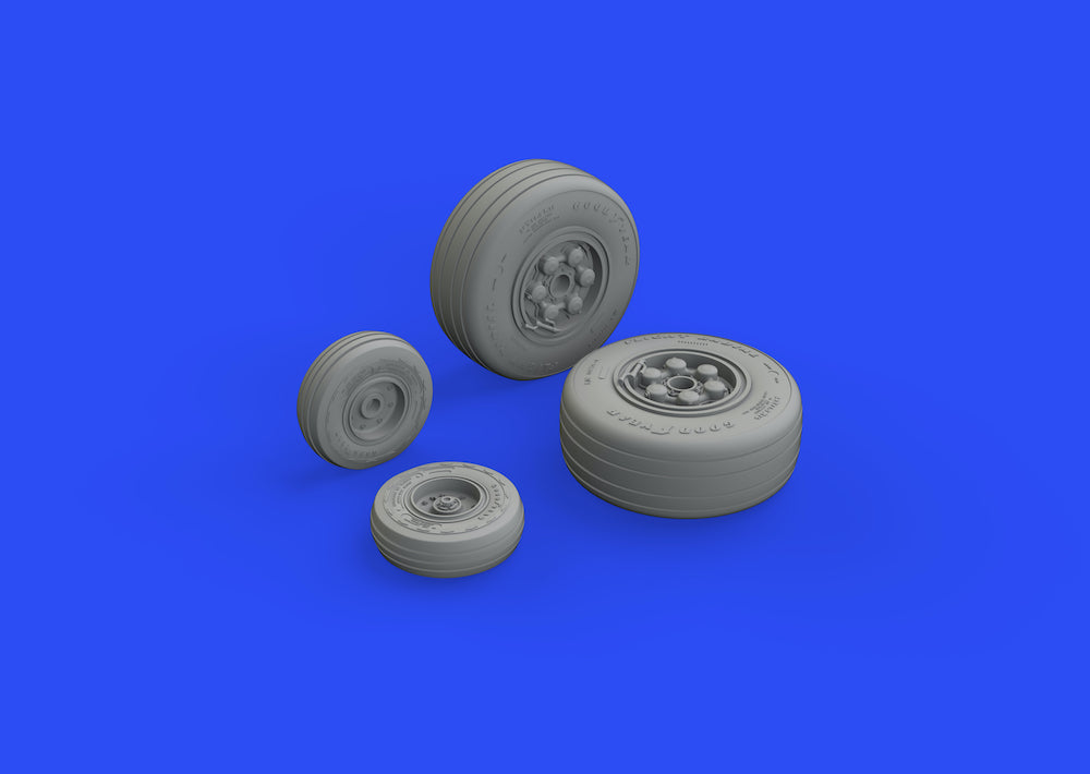 Eduard Brassin ED632171 1:32 Panavia Tornado GR.4 wheels with Wtd tyre effect