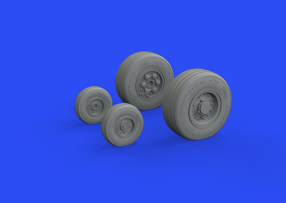 Eduard Brassin ED632171 1:32 Panavia Tornado GR.4 wheels with Wtd tyre effect