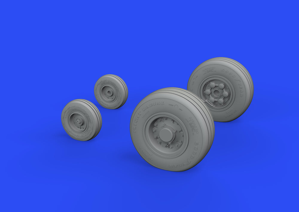 Eduard Brassin ED632171 1:32 Panavia Tornado GR.4 wheels with Wtd tyre effect