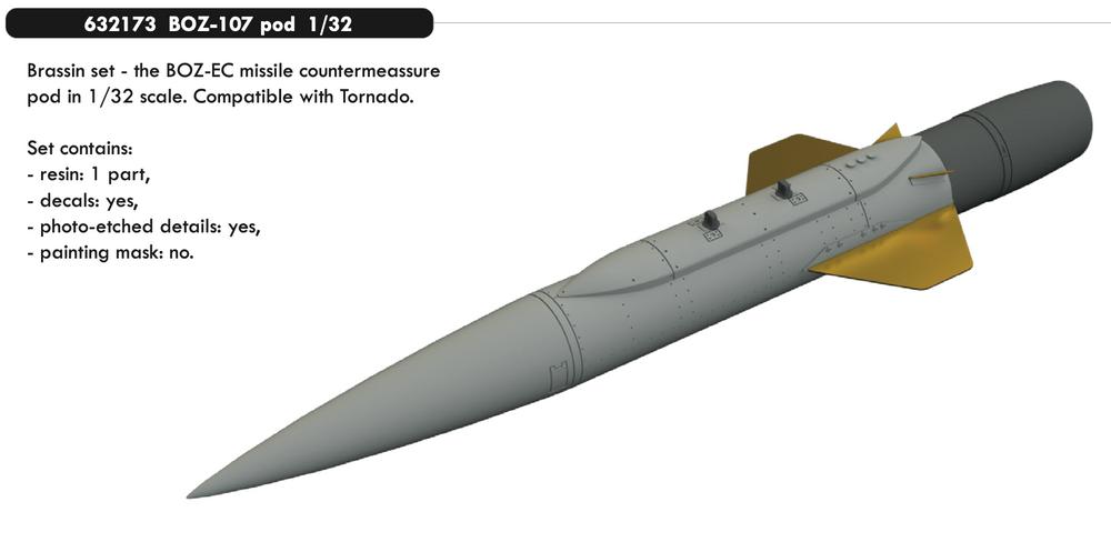 Eduard Brassin ED632173 1:32 BOZ-107 pod
