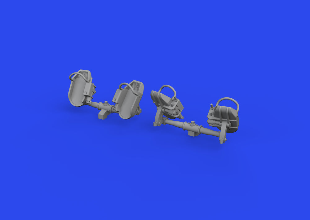 Eduard Brassin ED632192 1:32 Messerschmitt Bf-109E rudder pedals early