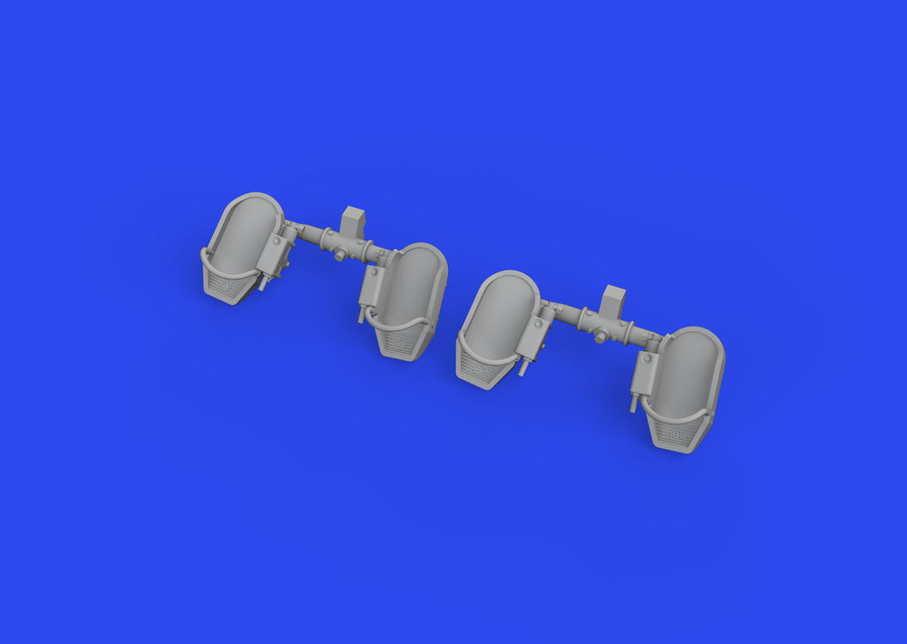 Eduard Brassin ED632192 1:32 Messerschmitt Bf-109E rudder pedals early