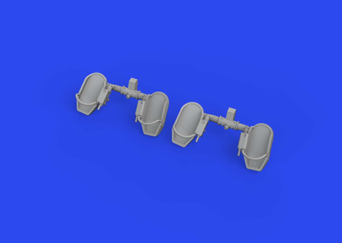 Eduard Brassin ED632192 1:32 Messerschmitt Bf-109E rudder pedals early
