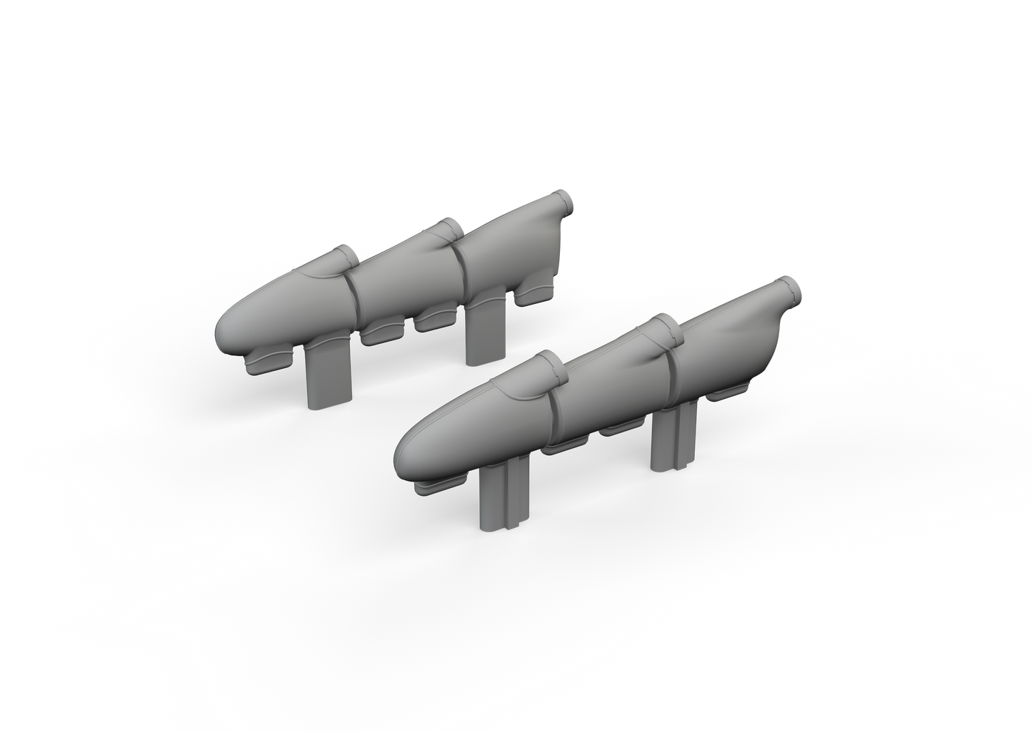 Eduard Brassin ED632196 1:32 Supermarine Spitfire Mk.Ia exhaust stacks
