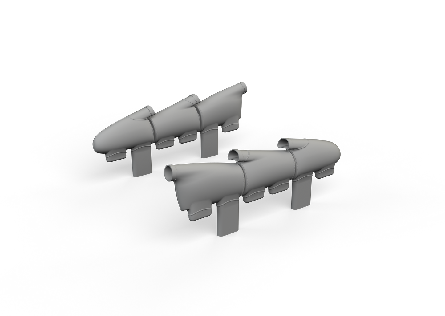 Eduard Brassin ED632196 1:32 Supermarine Spitfire Mk.Ia exhaust stacks